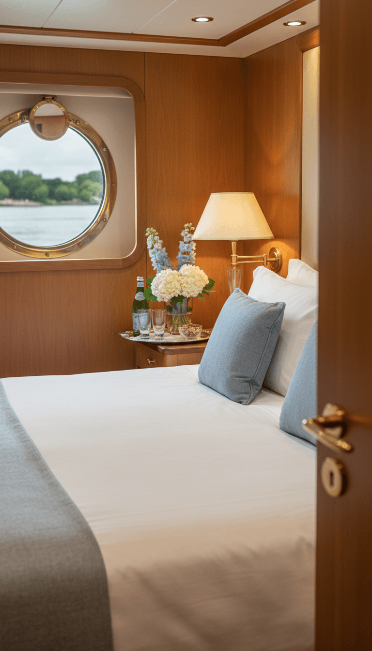 Camarote interior con acabados de lujo