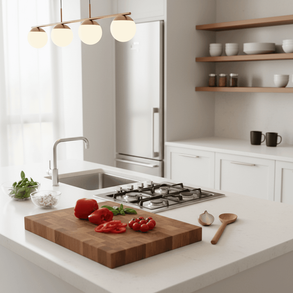 Cocina profesional equipada para alta gastronomía